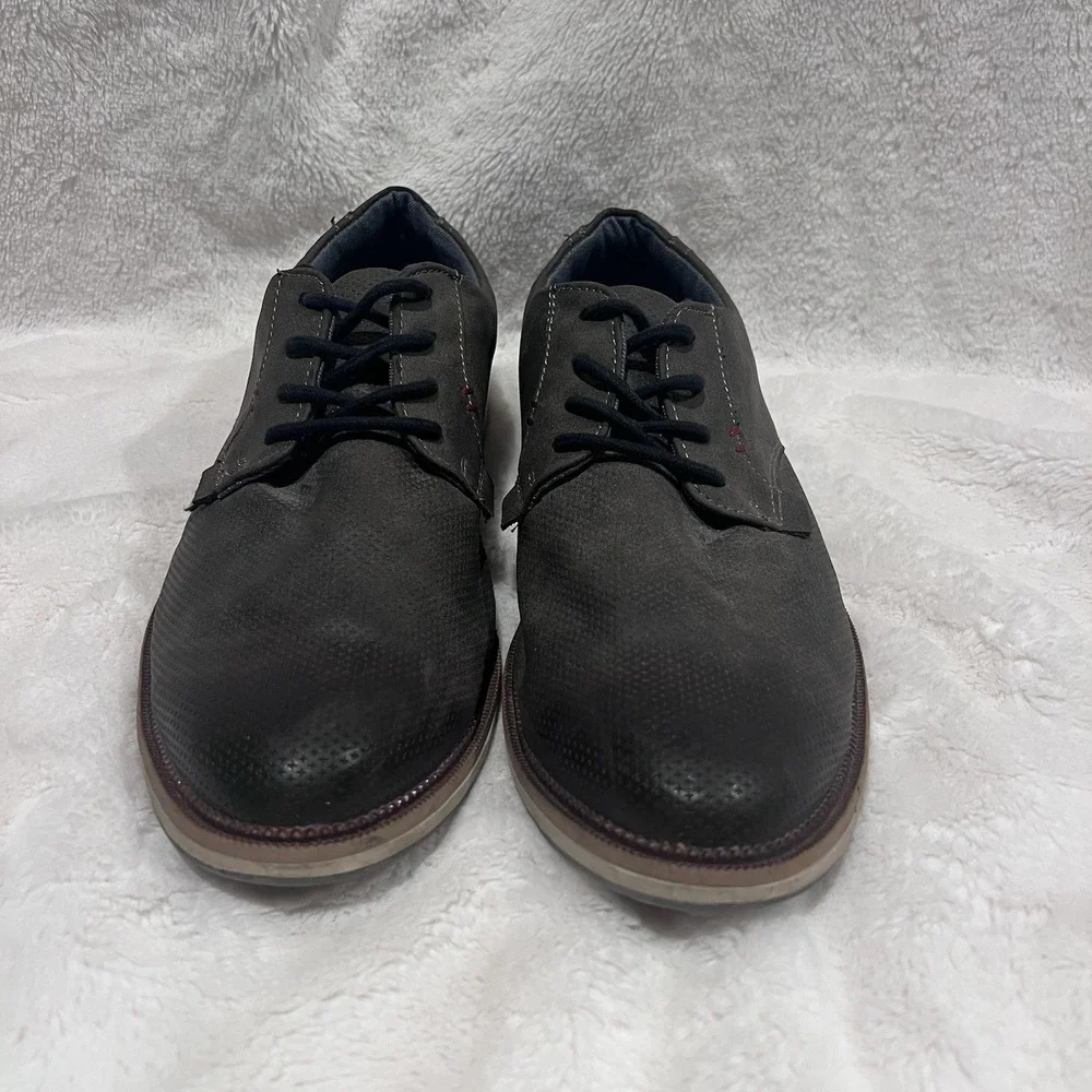 London Underground Chunky Brogue Brown Lace Up Dress Shoes‎ Men's USA 9 M EC